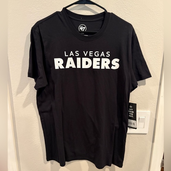 47 Other - Las Vegas Raiders 47 Brand Men’s T-shirt Size Large NWT